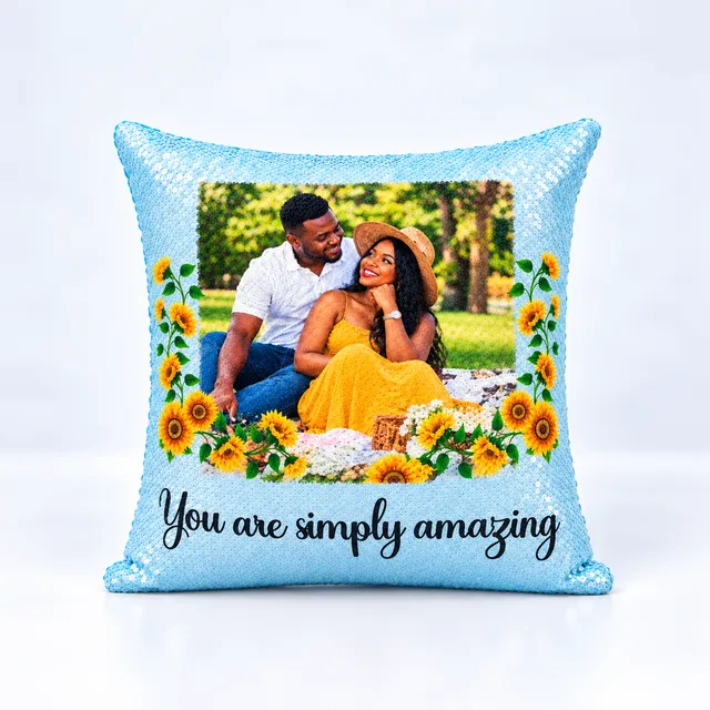 Sequined Cushion