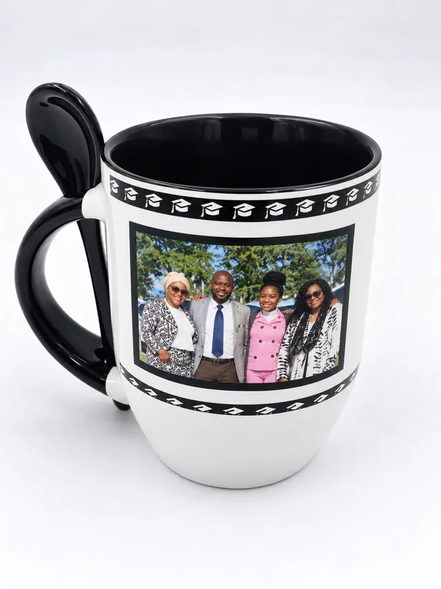 Personalized 2-T mug with spoon