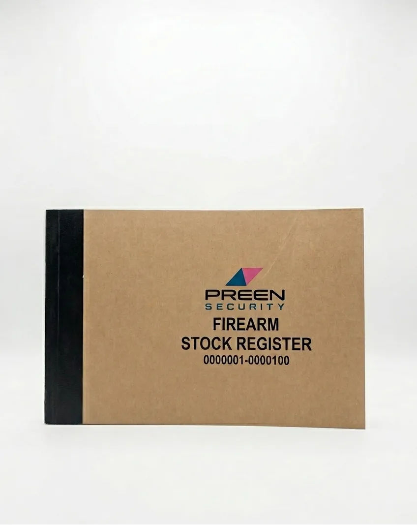 A3 Firearm Stock Register 100 Pages (50 Leaves)