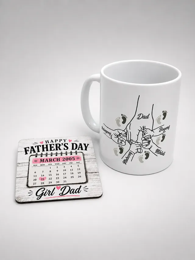 Dad's Keepsake Mug + Fridge Magnet