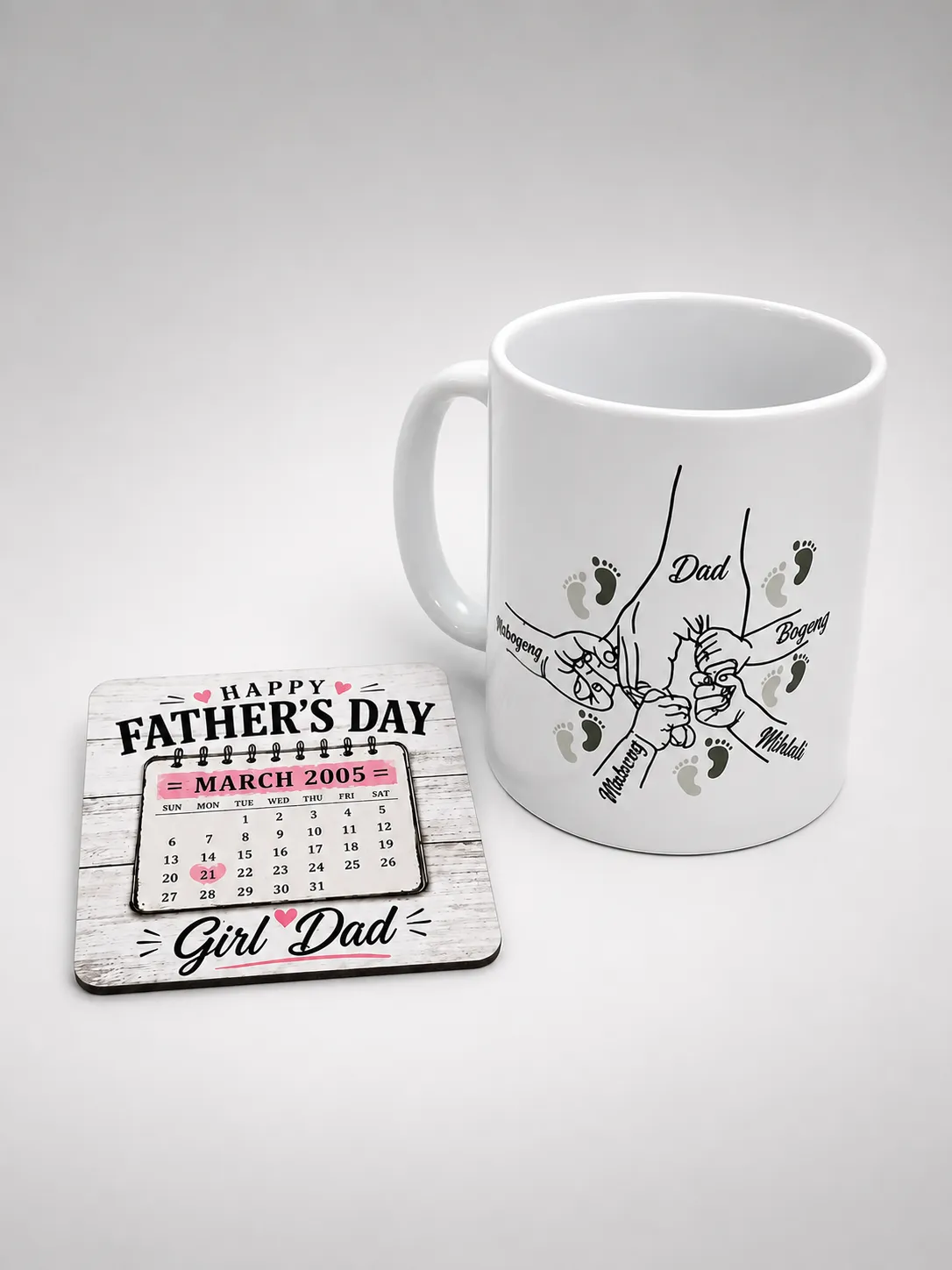 Dad's Keepsake Mug + Fridge Magnet