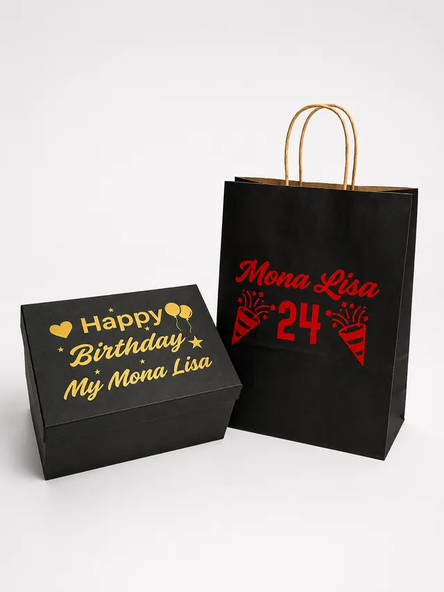 Personalized Gift Box + Gift Bag