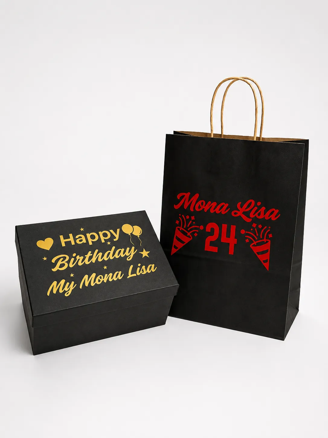 Personalized Gift Box + Gift Bag