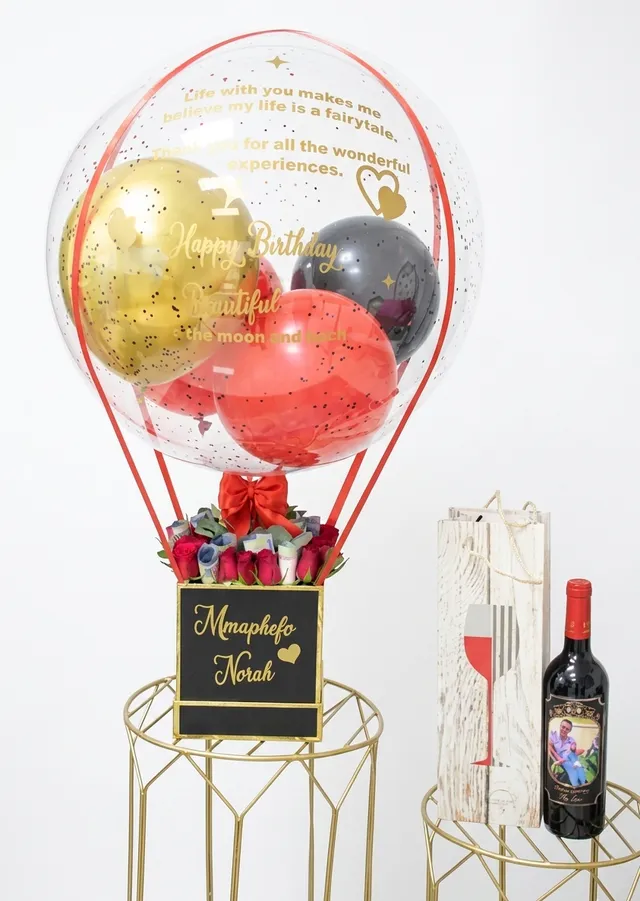 Red Campanella Personalized Hamper