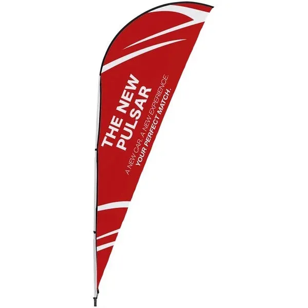 2M Sublimated Double-Sided Teardrop Banner