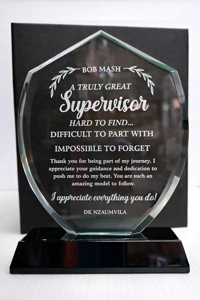 Glass Trophy