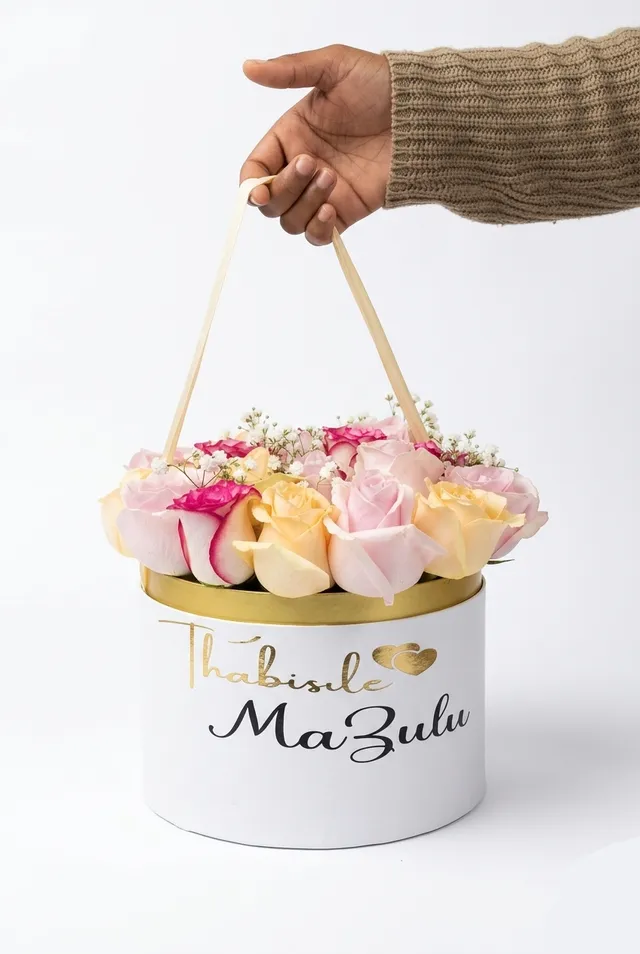 Mixed Roses In a Box