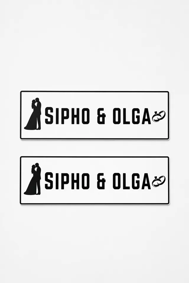 Personalized Number Plate