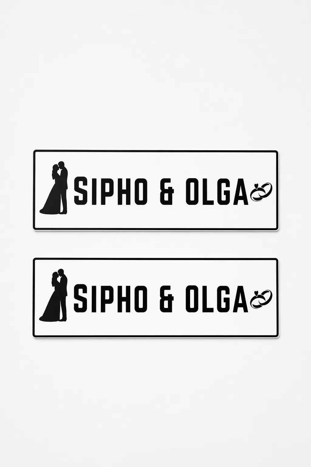 Personalized Number Plate