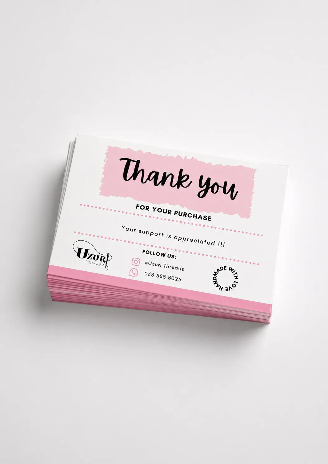 Business Card Printing – None Varnished