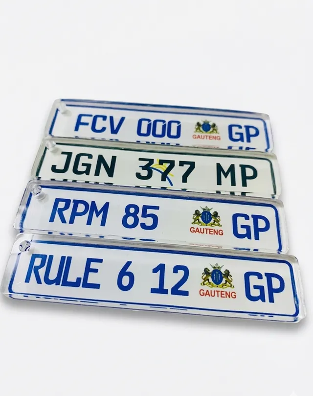Number Plate Keyholder