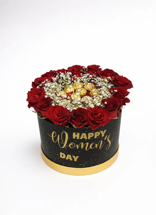 Pretty Little Miss Boxed Roses